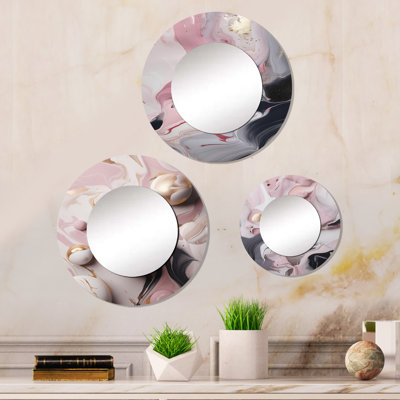Noelton Metal Round Mirror