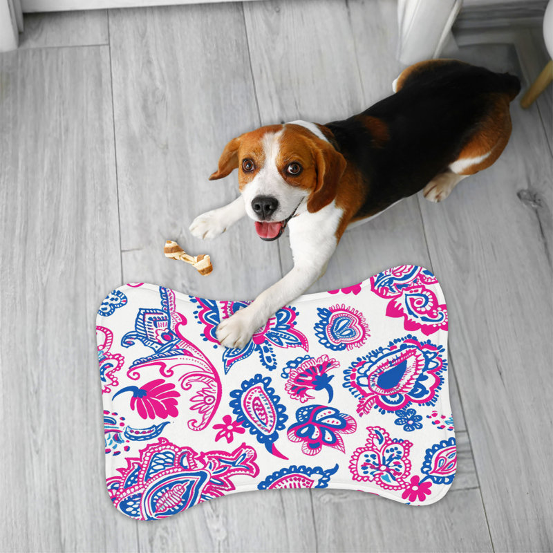 Classy Western Patterns - 1 Piece Bone Shape Feeding Mat