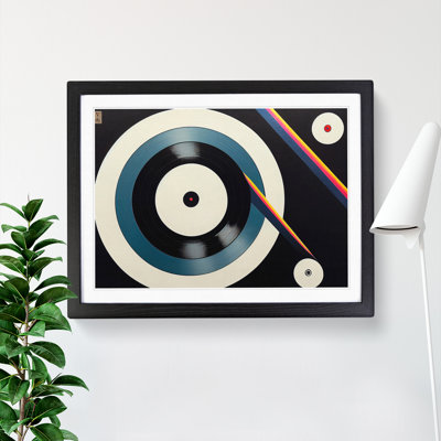 Electrifying Vinyl Record - Single Picture Frame Print