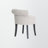 Millani Beige Linen Upholstered Solid Wood Accent Stool, 23.35'' H X 17.85'' W X 19.35'' D-1682261767