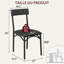 Set of 2 Upholstered Dining Chairs with Ergonomic Backrest | Durable, Comfortable & Easy Assembly for Dining Room & Kitchen