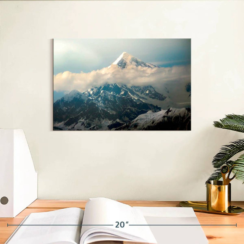 Alvord Snowy Mount McKinley, H 8 po x l 12 po