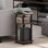 Table de bout Furinno Just 3-Turn Turn-N-Tube Curve, table d'appoint, paquet de 1, 
