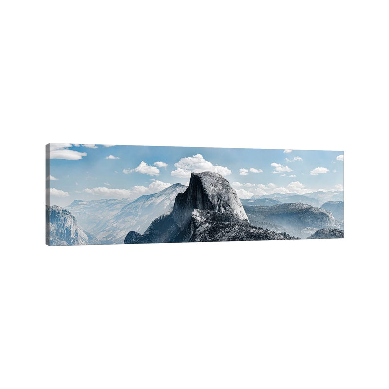 Reproduction de photo panoramique sur toile, Half Dome, Yosemite Valley, parc national de Yosemite, CA by-Panoramic