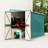 vidaXL Garden Shed (wood-like finish) Galvanized steel, metal Medium-93374799-87784595