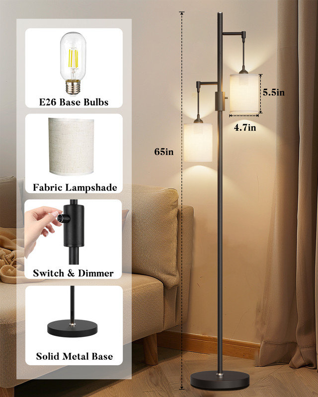 Lampe sur pied Jarmall