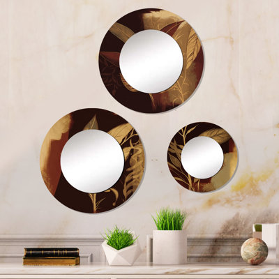 Ellioes Metal Round Mirror
