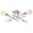 Doraelia 4-Light 18.11'' Dimmable Sputnik Modern Linear Chandelier Semi Flush Mount Ceiling Fixture-1597048384