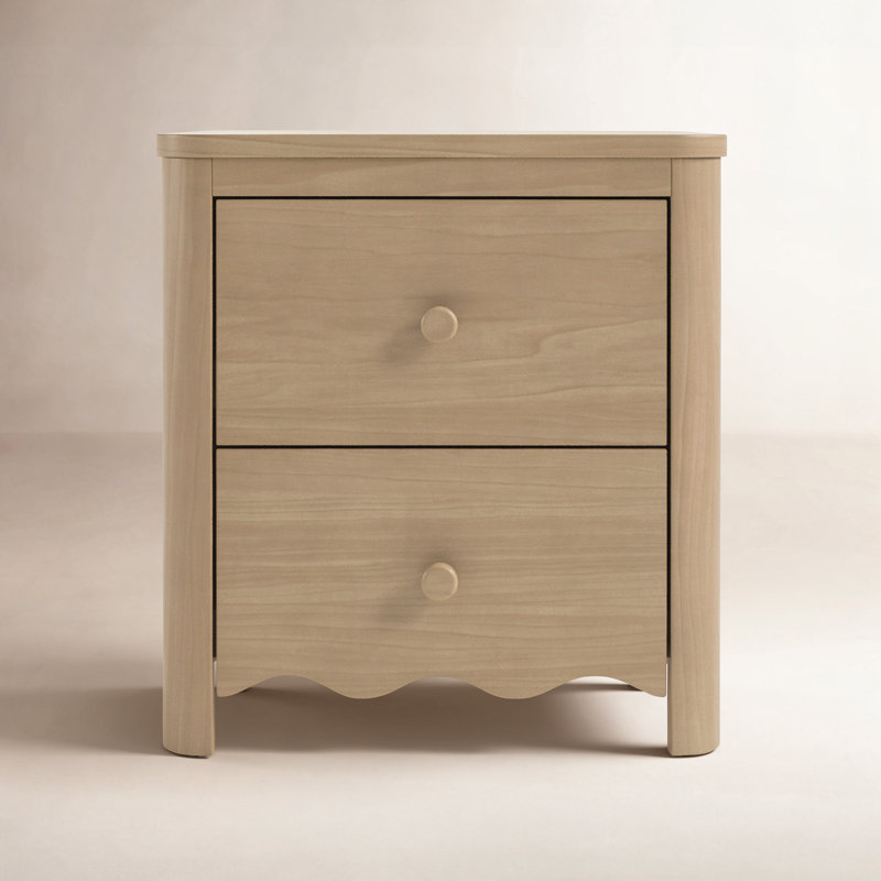 Casablanca 2 Drawer Nightstand, Driftwood