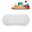 1790.7mm x 800.1mm Mounting / Installation Required Soaking Acrylic Bathtub-931519573