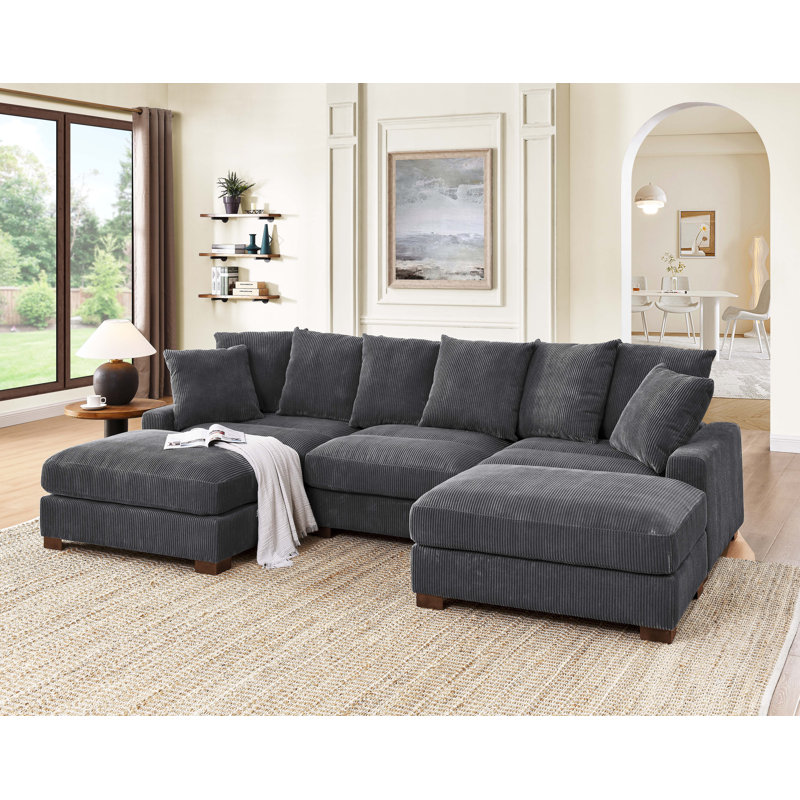 Wynisha 122'' Corduroy Sofa