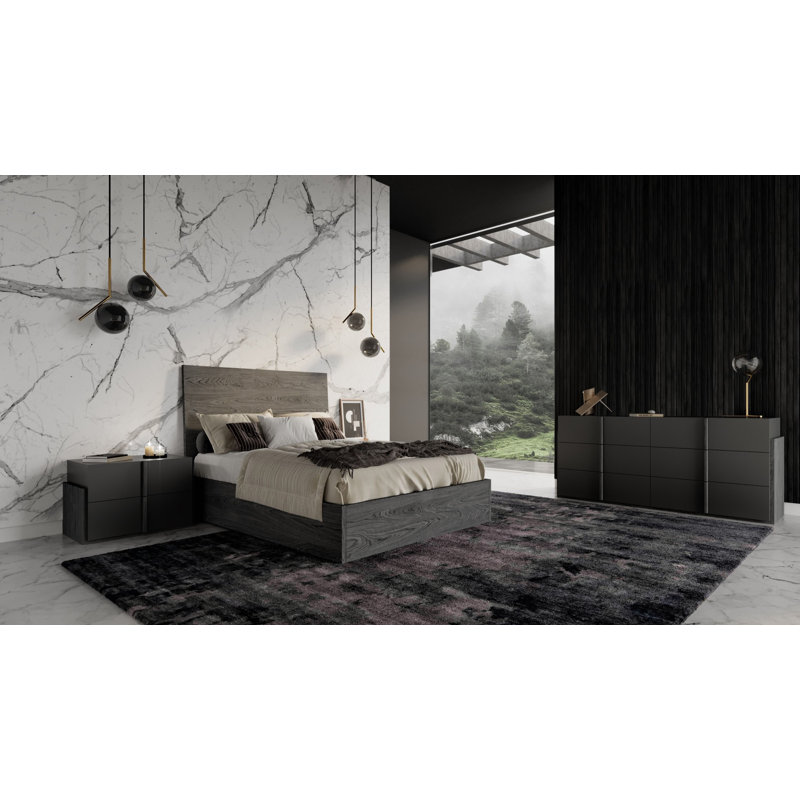 Ensemble de chambre à coucher 4 pièces Marlee, Grand