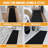 Cozy Plush Non-Slip Rubberback Extra Long Hallway Rug for Bedroom, Living Room, Bathroom, Black-347237026-359497368