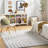 Bartletto Beige Shag Area Rug-125476102-125476098