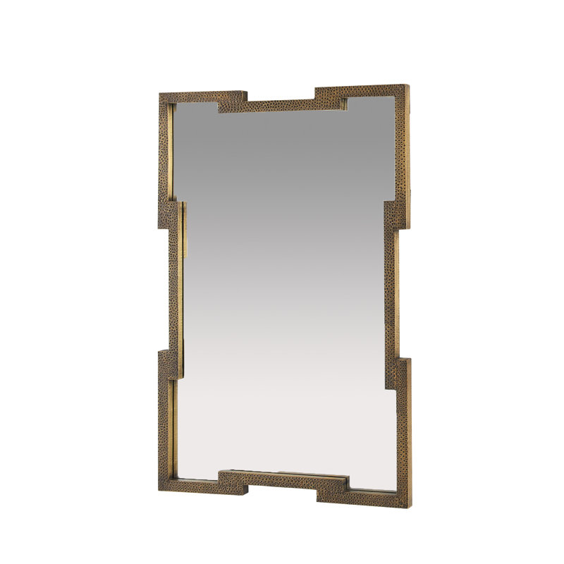 Creedence Rectangle Brass Mirror