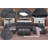 Kreindy 143" Wide 4 Piece Upholstered Chenille U-Sectional Double Chaise , Fluffy Deep Tufted Cushion, Movable Large Ottoman-1659432571