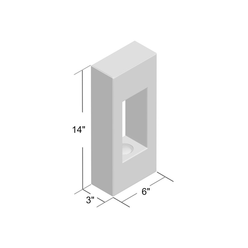 Luminaire à cloison d'extérieur 2 lumières Ailis