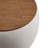 Modway Perla 26" Wide Round Storage Ottoman-97667386