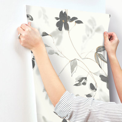 Candice Olson Tranquil Floral Double Roll