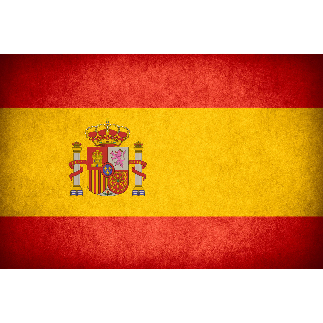 Flag Of Spain - Wrapped Canvas Print