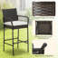 Zanuck Upholstered Counter Stool with Metal Frame-2007250822