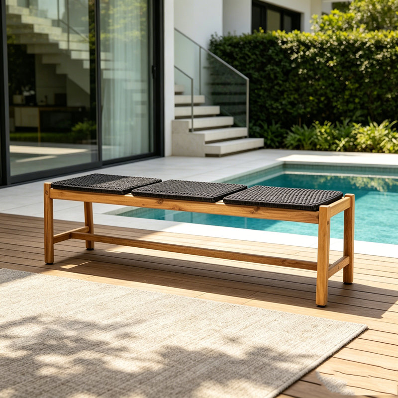 Banc de patio, Brun