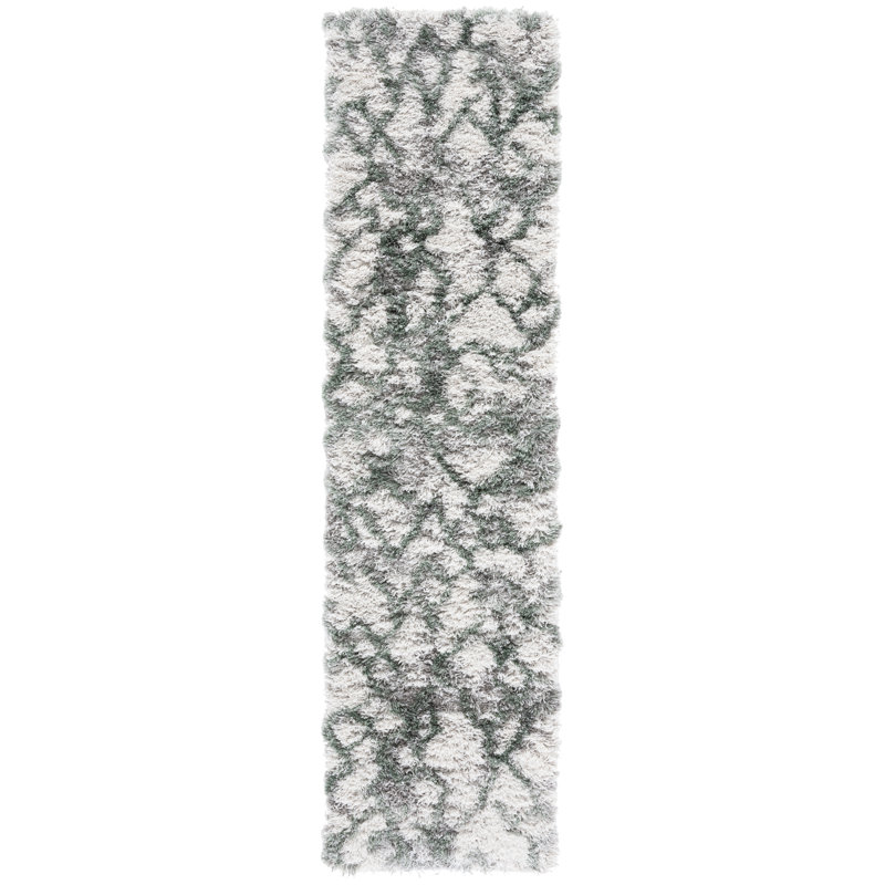 Tapis à poils longs Adlea, Tapis de couloir 2 pi x 8 pi