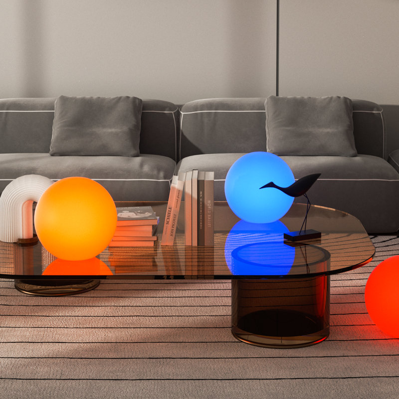 16-Inch Multicolor LED Sphere Mood Light with Remote