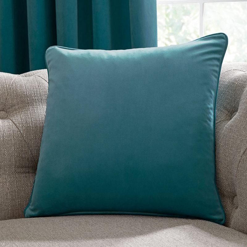 Montrose 100% Polyester Cushion Cover, Teal