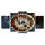 Casiano - Coffee Wall Art 5 Piece