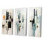 «Yellow Suprematism Geometric Symphony», 3 pièces sur toile-989025325-989025318