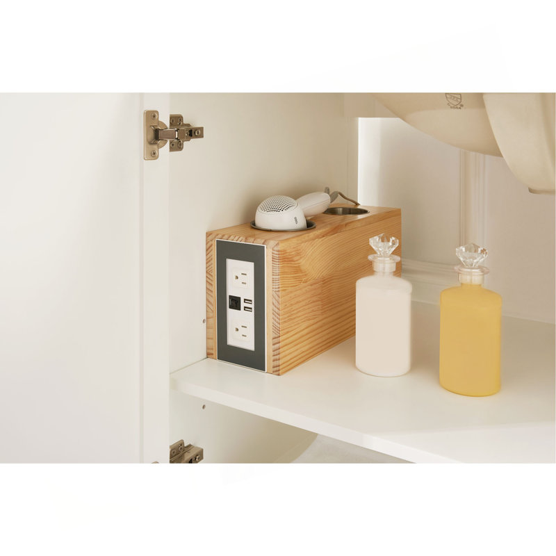 Freestanding Standard Free Standing Single Double With Top, Blanc, Argent