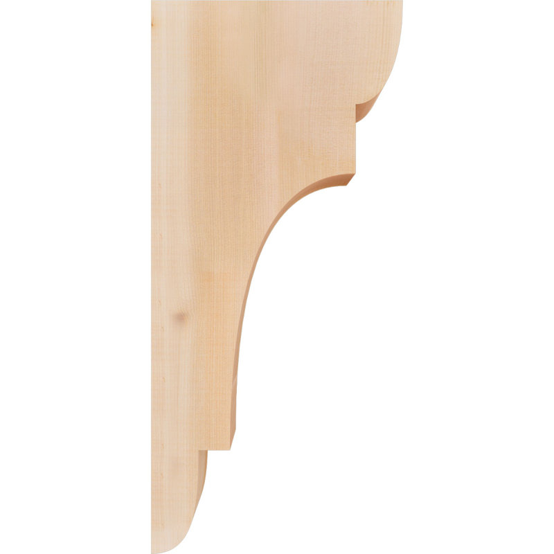 New Brighton Corbel, H 22 po x l 3,5 po x P 10 po, Cèdre rouge, Lisse