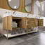 Meuble-lavabo double autoportant 70,8 po avec plateau en acrylique renforcé Marcille-1282635992