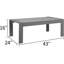 Table basse en aluminium Jonmark-1288282361
