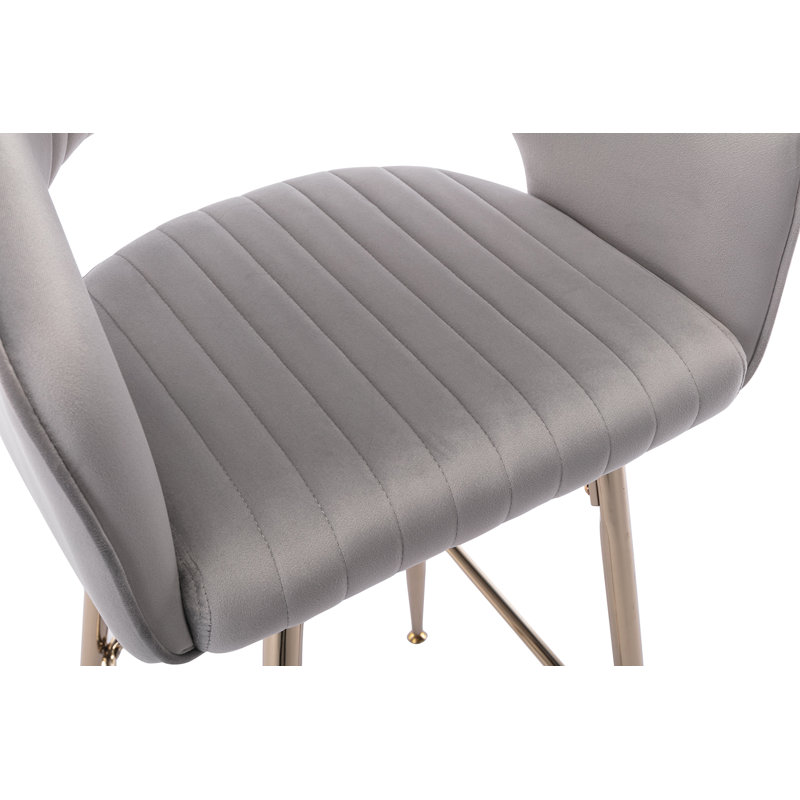 Tabourets de bar 28,75 po Alaki, Gris