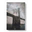 Lights Of Brooklyn Bridge - Wrapped Canvas-56665136