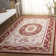 Hollander Oriental Hand-Hooked Wool Burgundy Area Rug