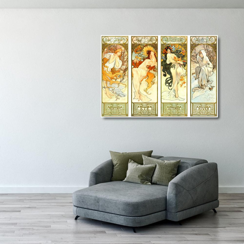 Four Seasons, 28" H x 40" W