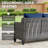 Harperayne 73.2" Wide Outdoor Wicker Patio Sofa With Thick Cushions & Ergonomic Back-1908781707