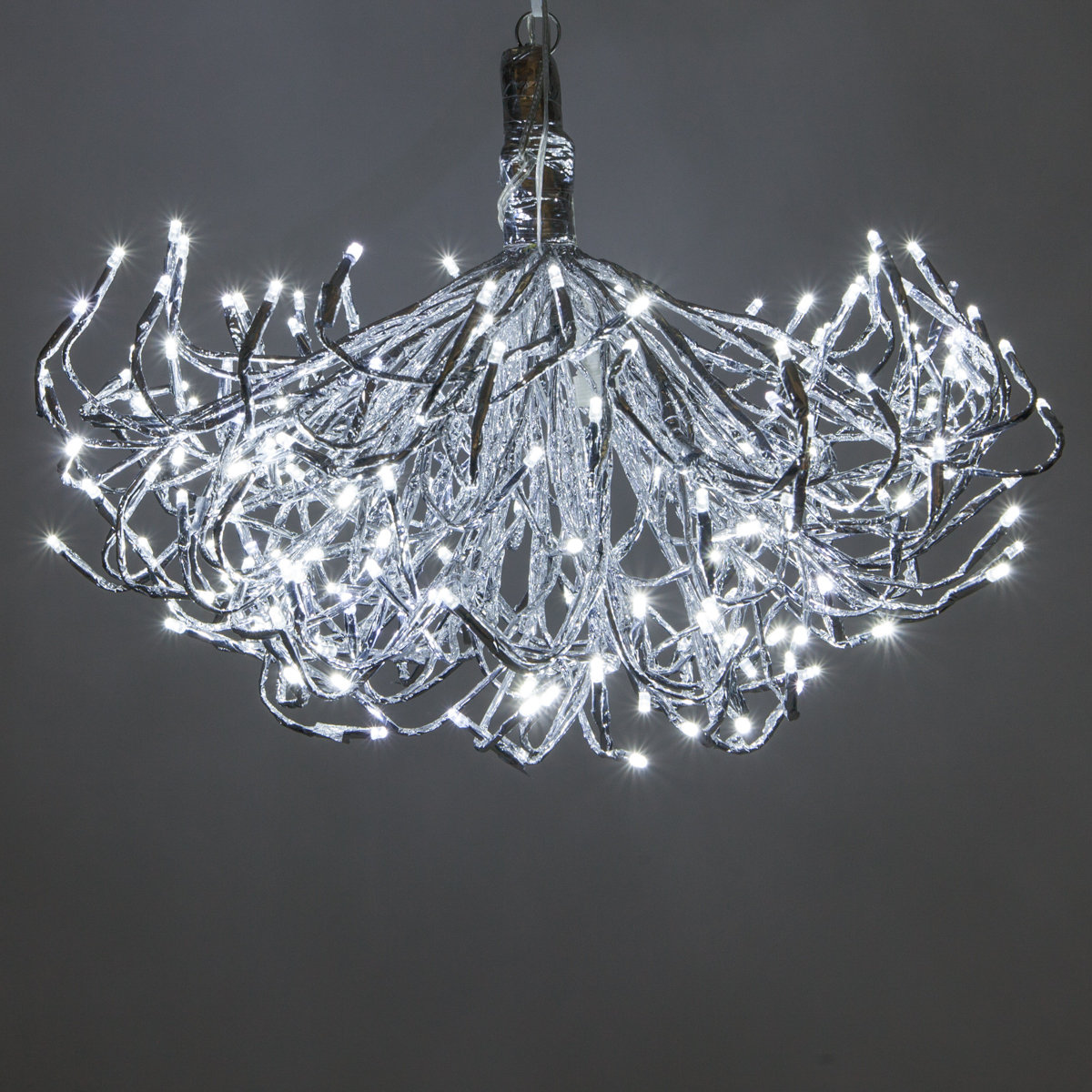 Starburst LED Twinkle Lighted Branch, 24", Silver/Cool White