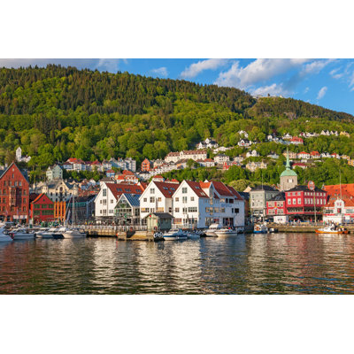 Town Of Bergen by TT - Wrapped Canvas Print