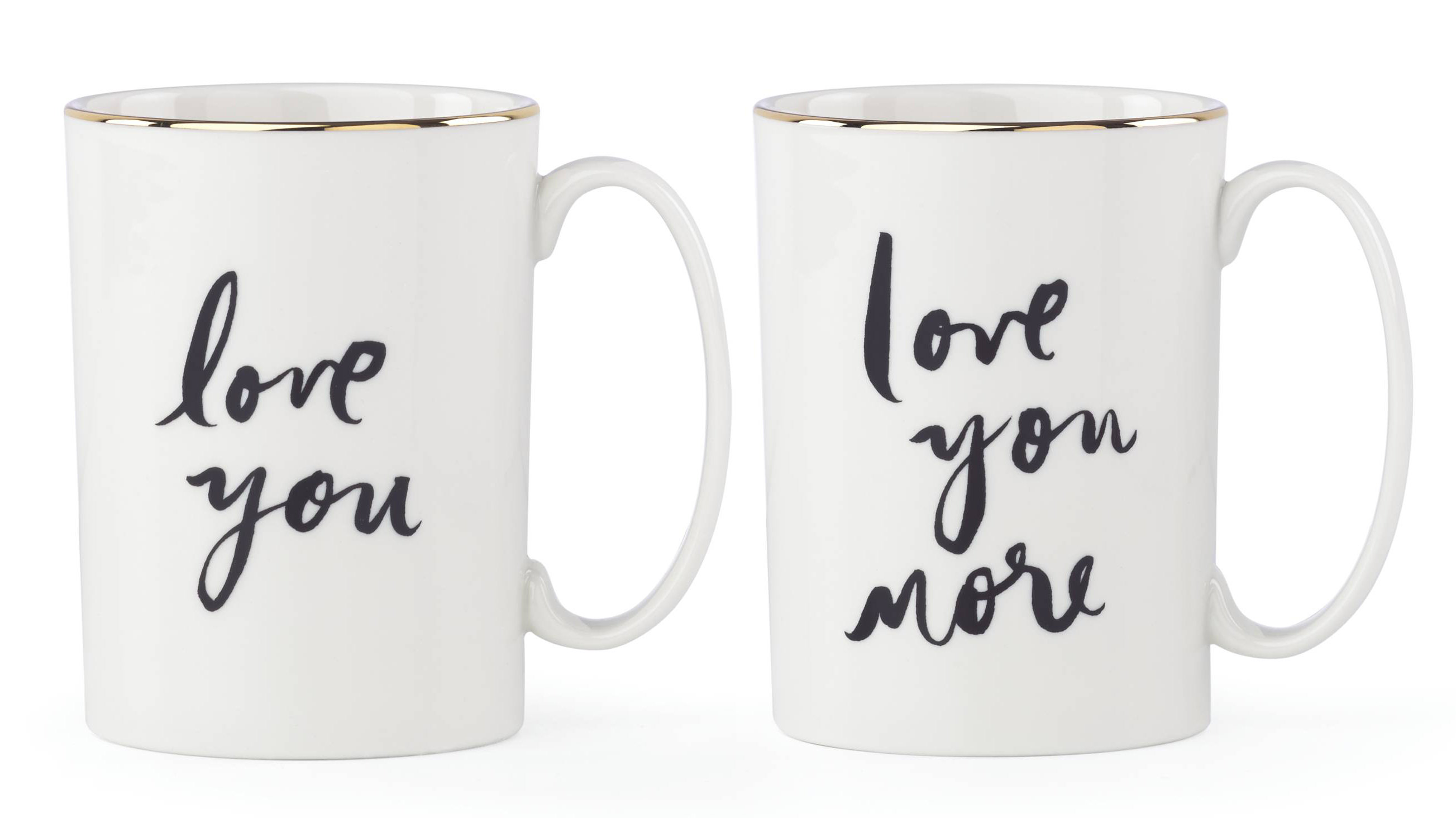 Kate Spade New York Bridal Party Love You 2 Piece Coffee Mug Set & Reviews | Perigold