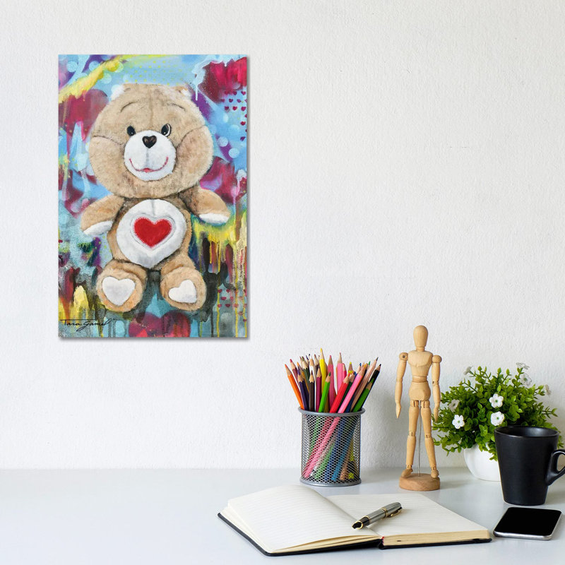 Bearing My Heart - Wrapped Canvas Painting, 30.48cm H x 20.32cm W x 1.905cm D