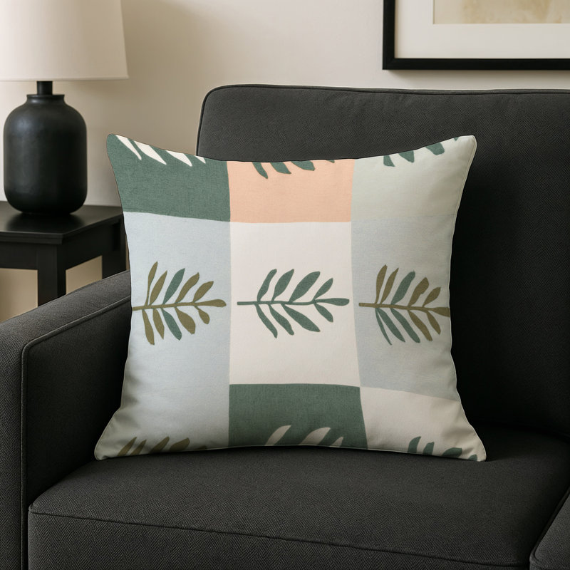 Willow’S Grace Indoor And Outdoor Throw Pillow, Square 18"