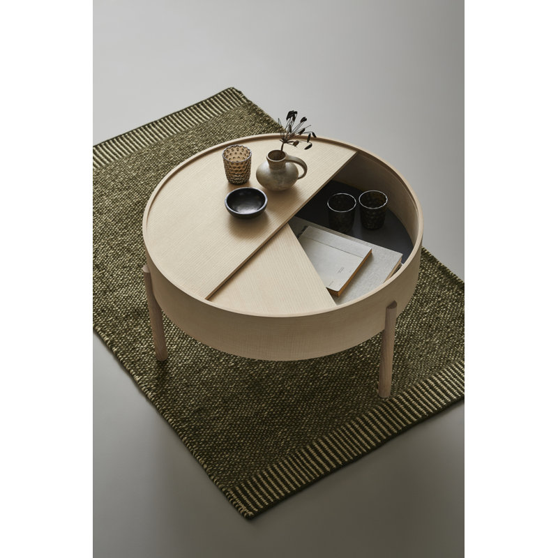 Moss Green Rombo Rug, Rectangle 2'9" x 4'5"