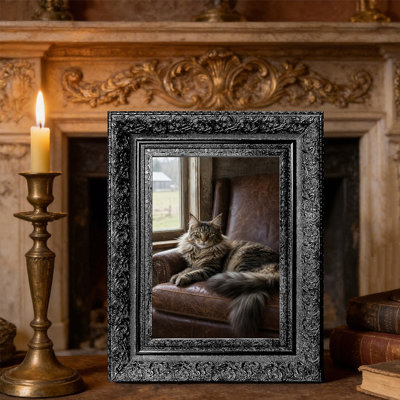 Cadre photo 3 pièces 8 "x 10" noir pour décoration de maison
