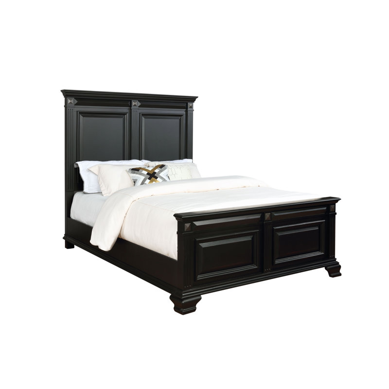 Lit standard en bois massif Gelen, Grand