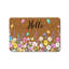 Tapis brun 24 po x 36 po Wildflower Hello