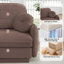Canapé modulaire en chenille avec repose-pieds mobile, canapé à assise profonde et coussins ronds-1996206088